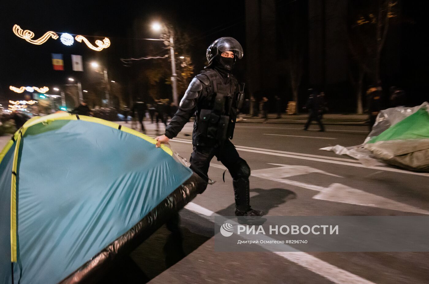 Продолжаются протесты в Кишиневе