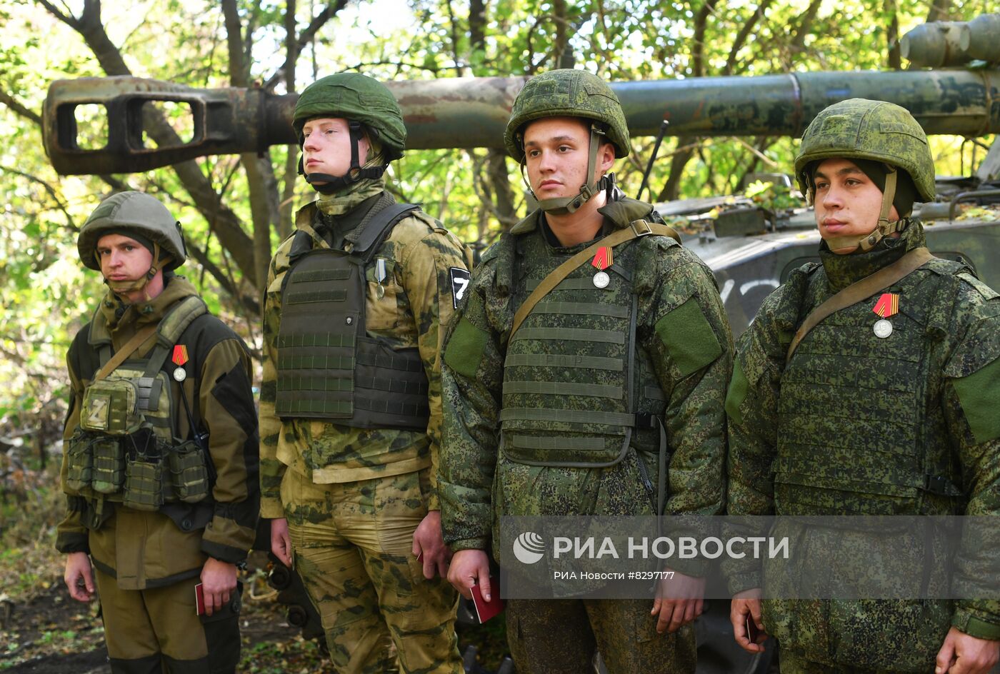 Награждение артиллеристов ЮВО