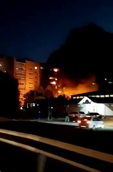 В Ейске потерпел крушение самолет Су-34
