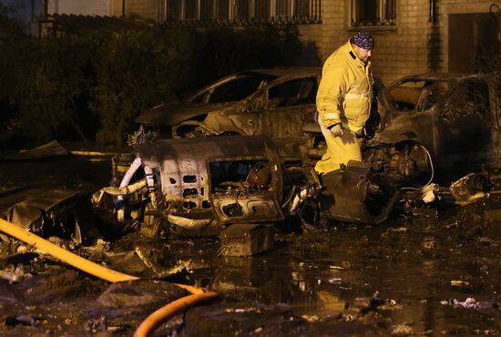 В Ейске потерпел крушение самолет Су-34