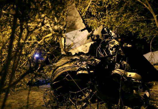 В Ейске потерпел крушение самолет Су-34