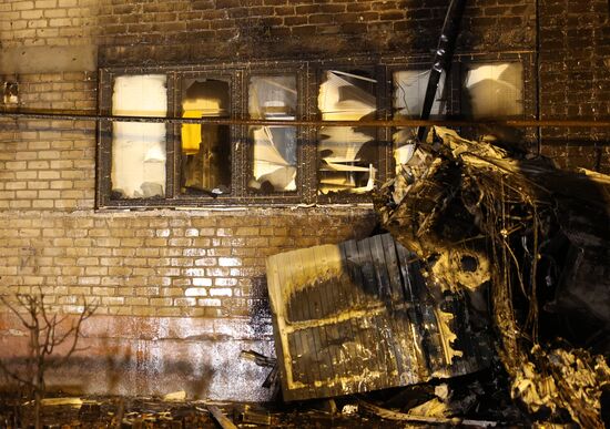 В Ейске потерпел крушение самолет Су-34