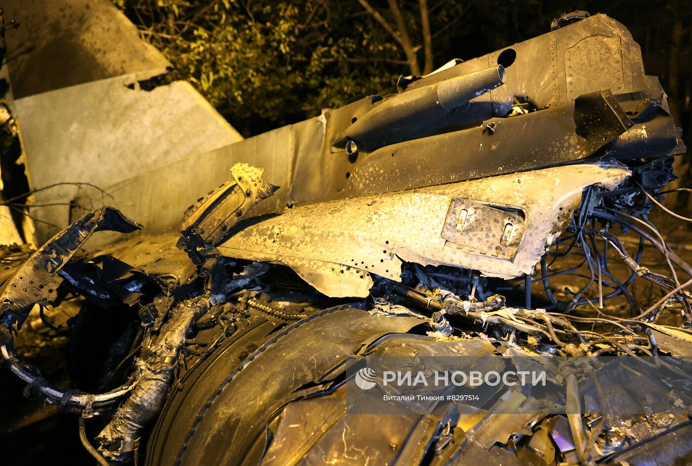 В Ейске потерпел крушение самолет Су-34