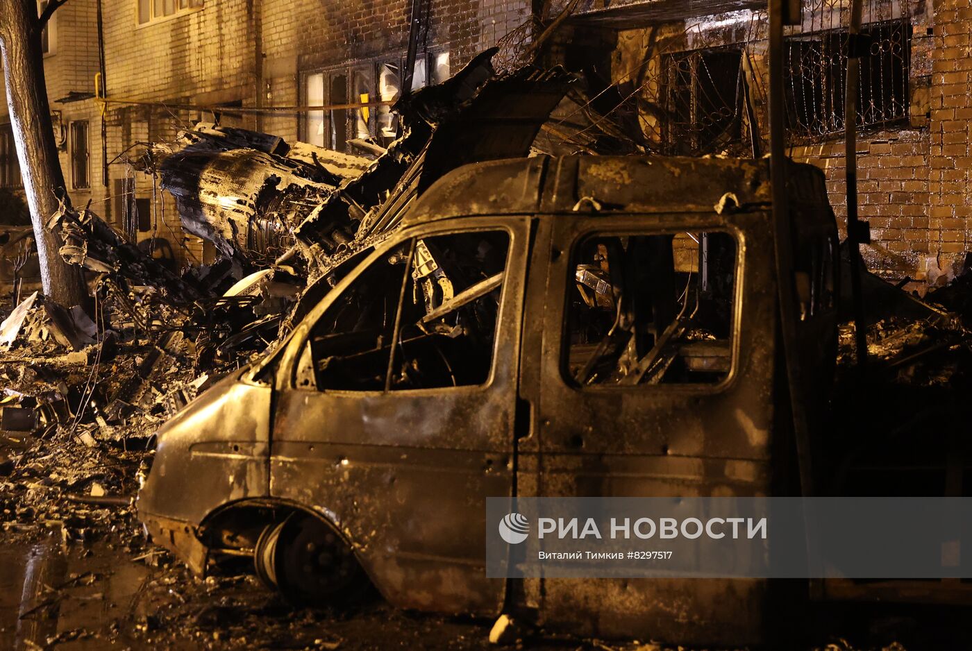 В Ейске потерпел крушение самолет Су-34