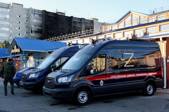 Последствия крушения Су-34 в Ейске