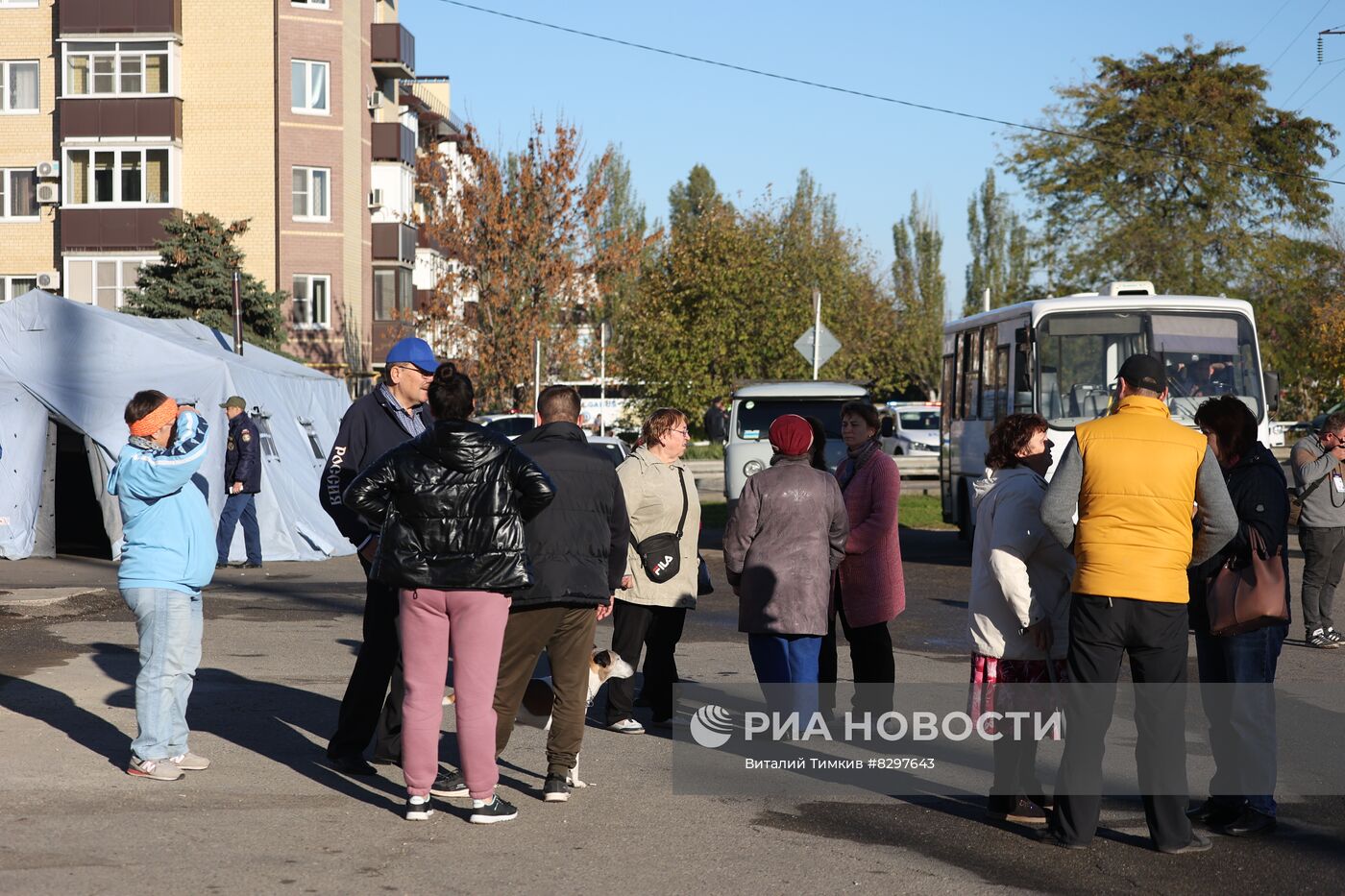 Последствия крушения Су-34 в Ейске