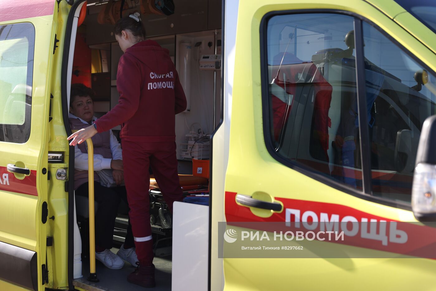 Последствия крушения Су-34 в Ейске