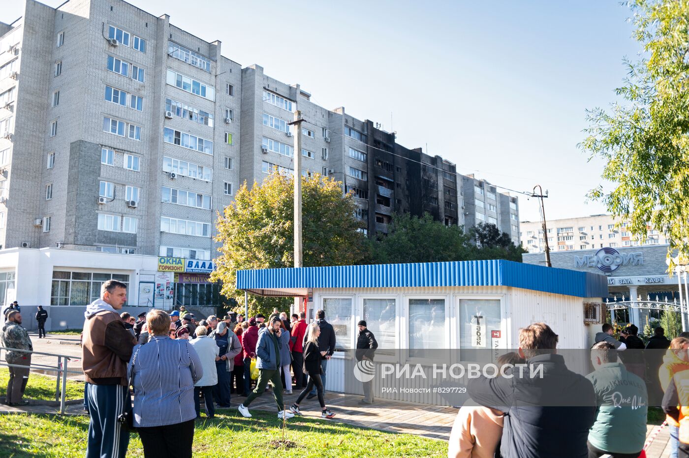 Последствия крушения Су-34 в Ейске