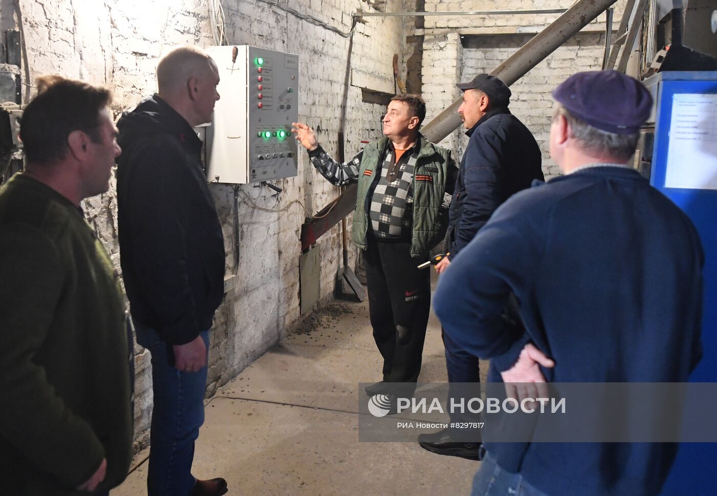 Открытие котельной в Запорожской области