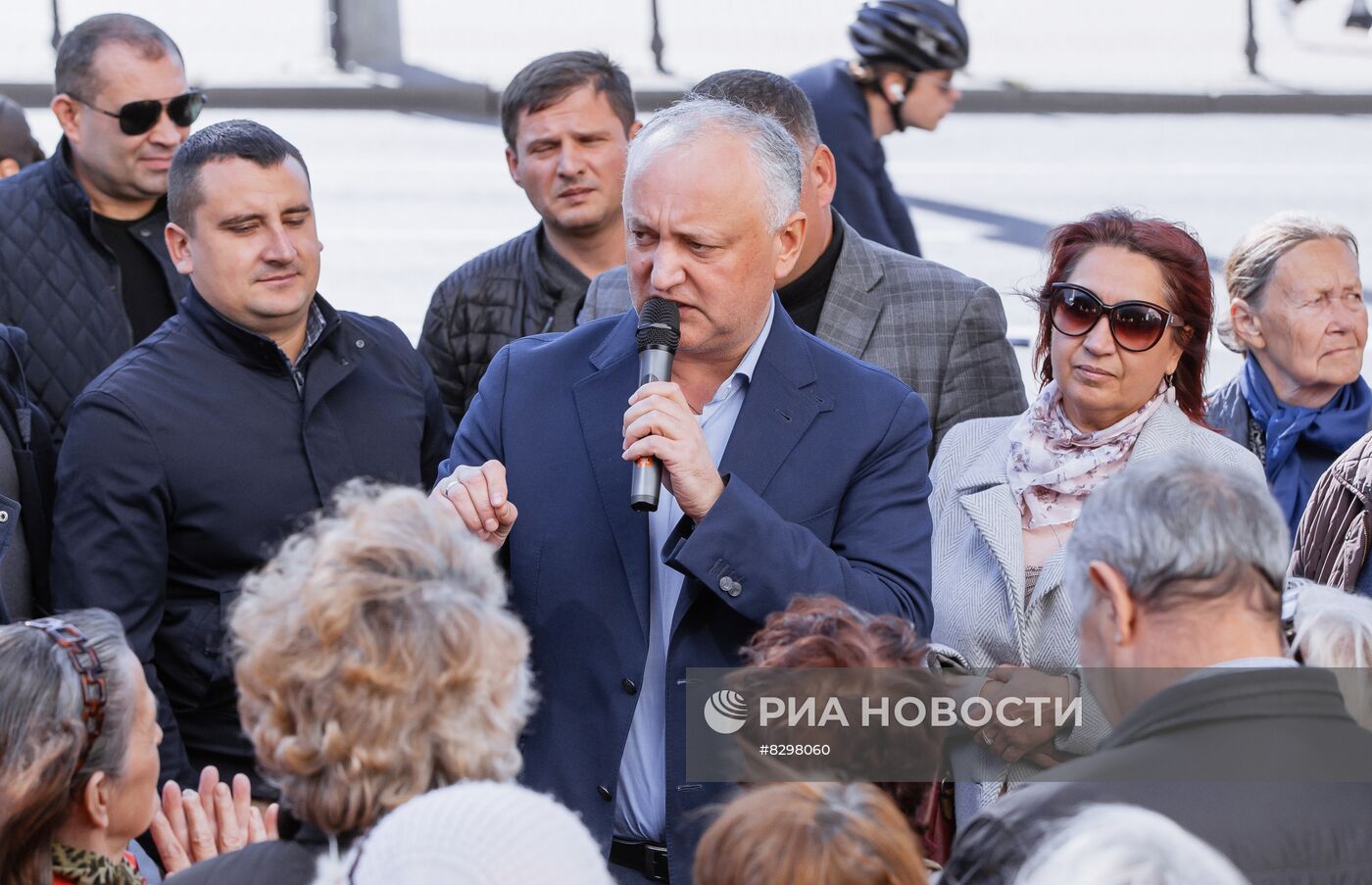 Судебное заседание по делу бывшего президента Молдавии И. Додона