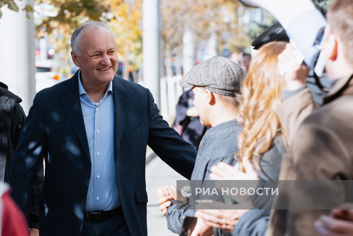 Судебное заседание по делу бывшего президента Молдавии И. Додона