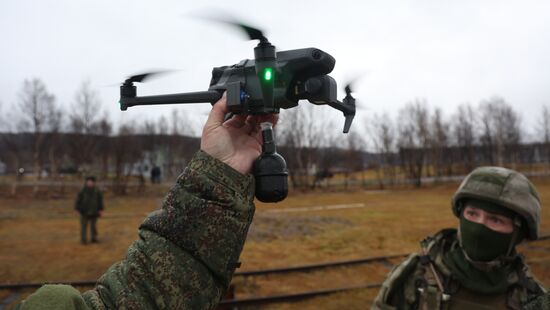 Военная подготовка мобилизованных из республики Коми в Мурманской области