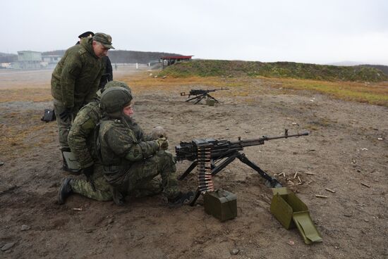 Военная подготовка мобилизованных из республики Коми в Мурманской области