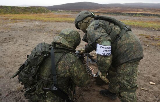 Военная подготовка мобилизованных из республики Коми в Мурманской области