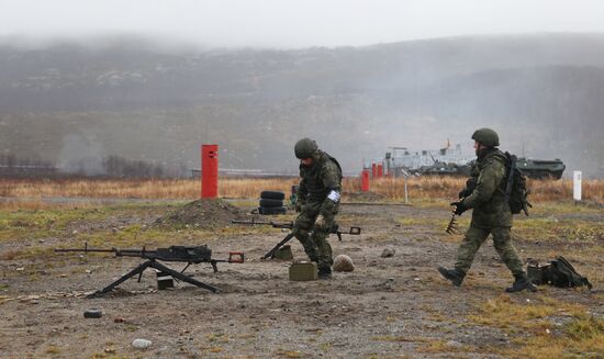 Военная подготовка мобилизованных из республики Коми в Мурманской области