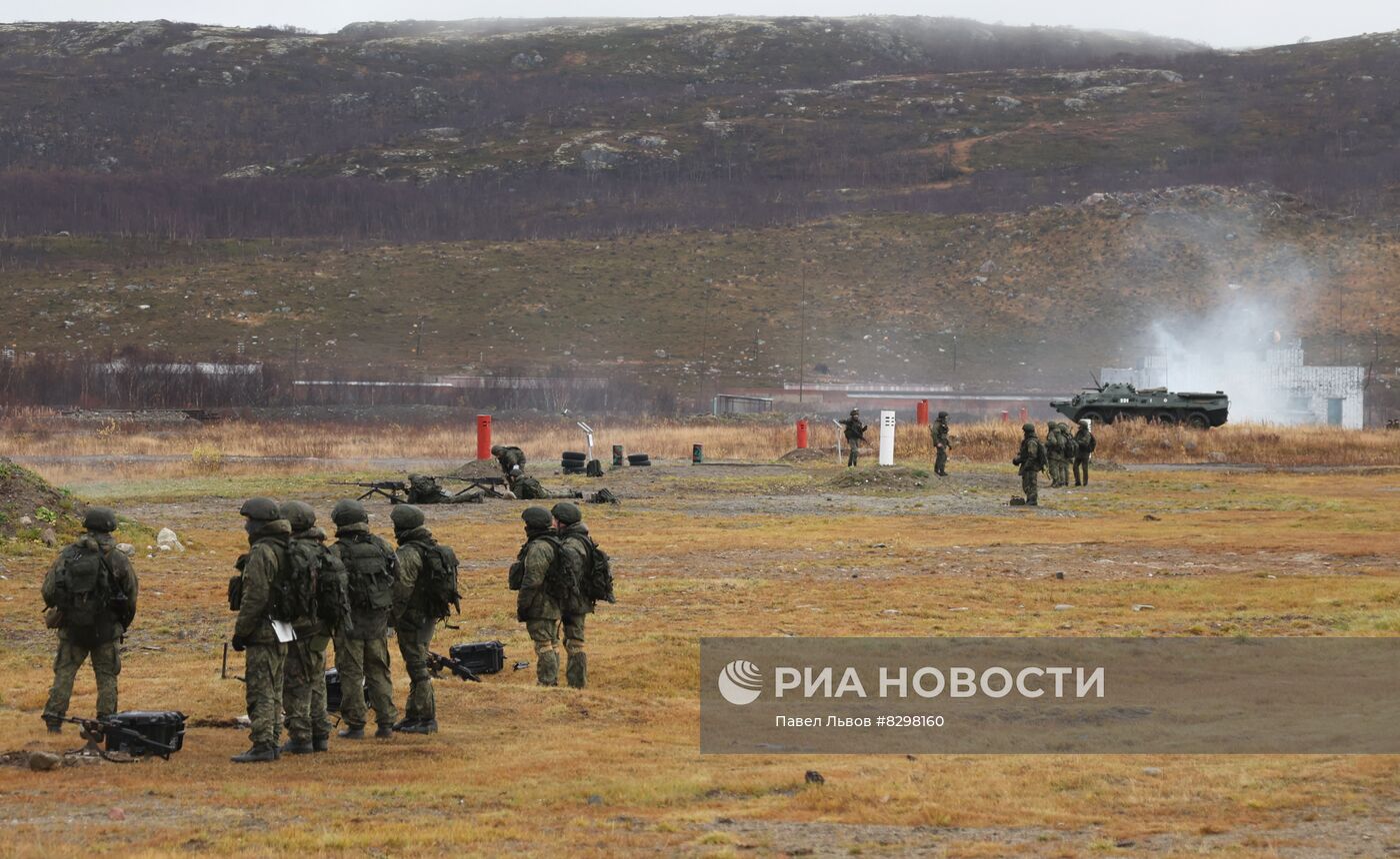 Военная подготовка мобилизованных из республики Коми в Мурманской области