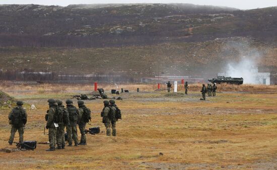 Военная подготовка мобилизованных из республики Коми в Мурманской области