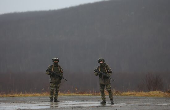 Военная подготовка мобилизованных из республики Коми в Мурманской области