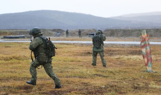 Военная подготовка мобилизованных из республики Коми в Мурманской области