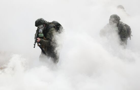 Военная подготовка мобилизованных из республики Коми в Мурманской области