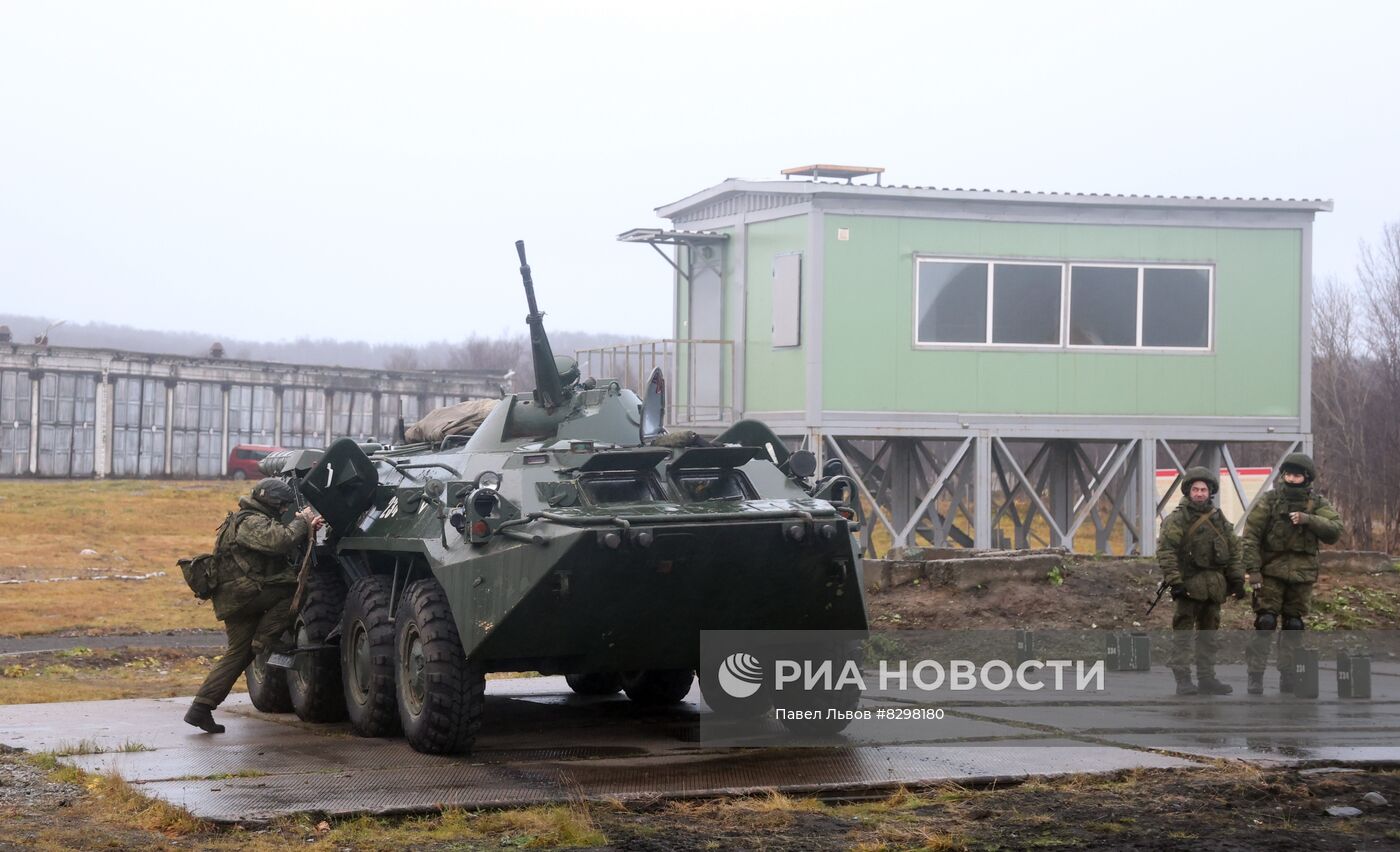 Военная подготовка мобилизованных из республики Коми в Мурманской области