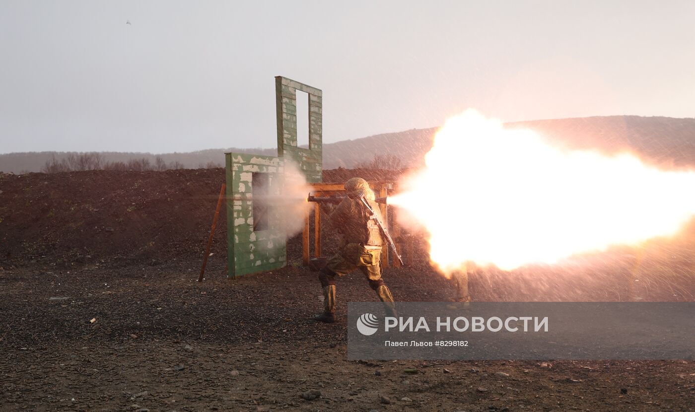 Военная подготовка мобилизованных из республики Коми в Мурманской области