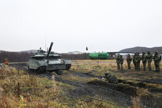 Военная подготовка мобилизованных из республики Коми в Мурманской области