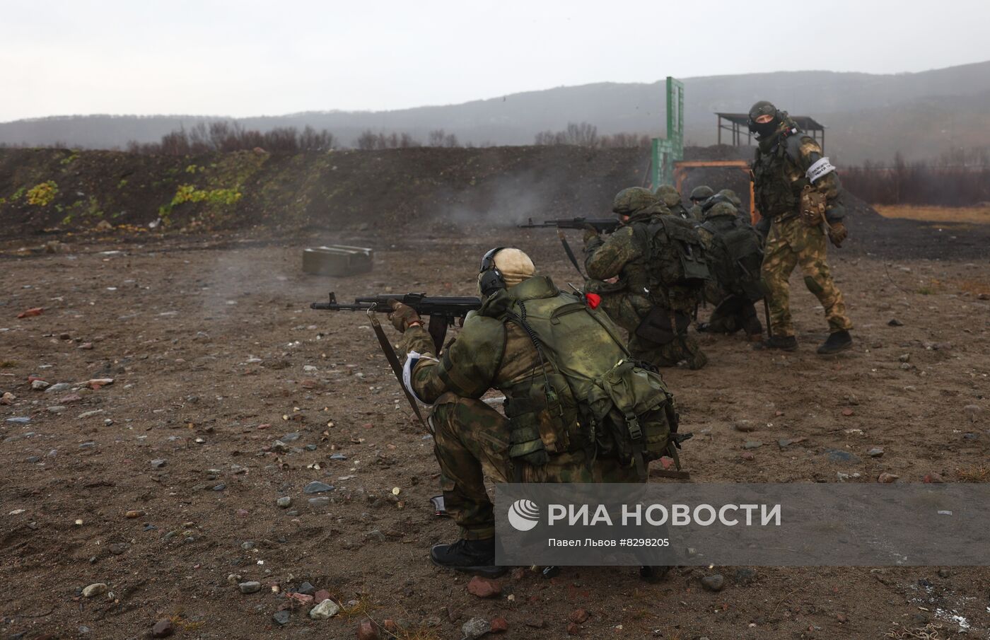 Военная подготовка мобилизованных из республики Коми в Мурманской области