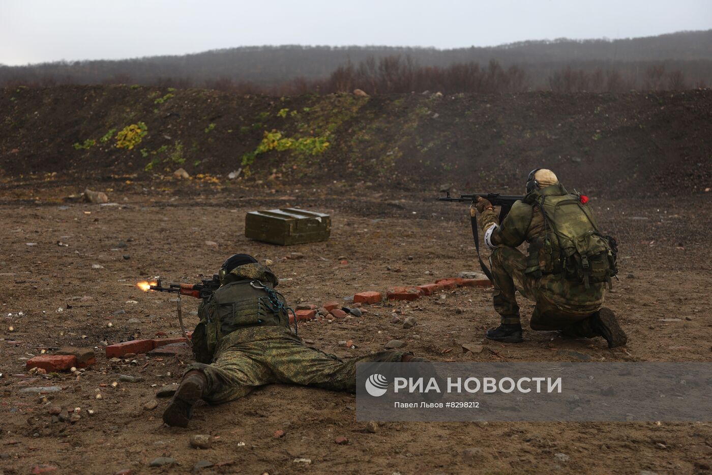 Военная подготовка мобилизованных из республики Коми в Мурманской области