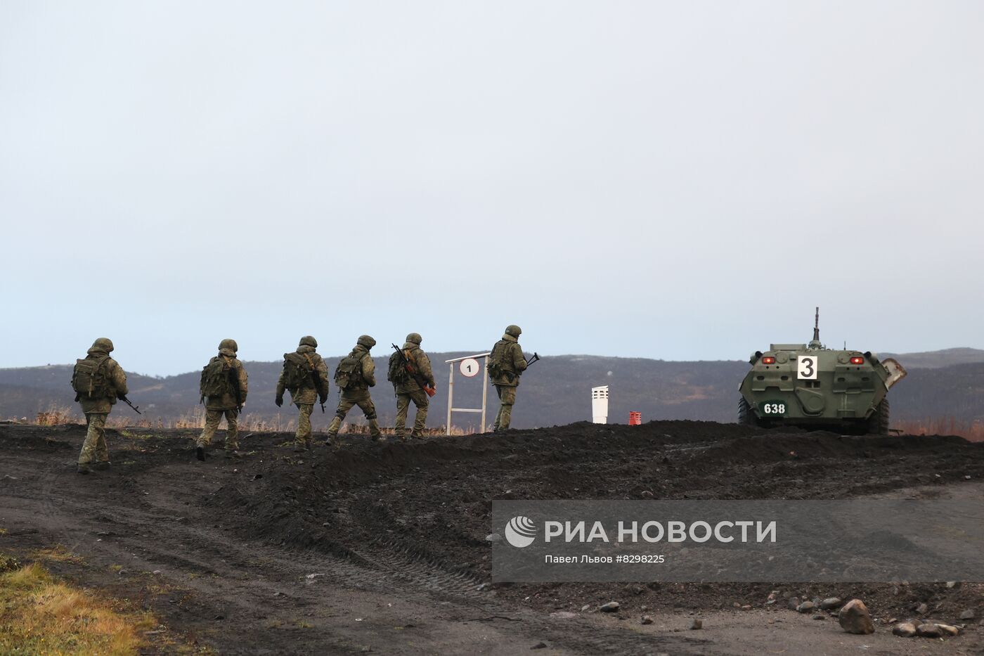 Военная подготовка мобилизованных из республики Коми в Мурманской области