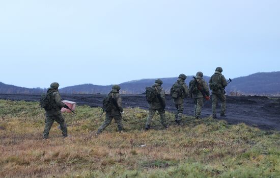 Военная подготовка мобилизованных из республики Коми в Мурманской области