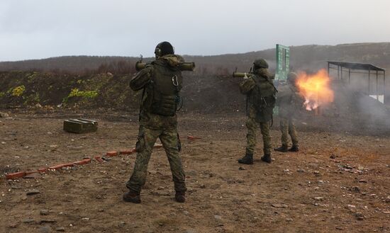 Военная подготовка мобилизованных из республики Коми в Мурманской области