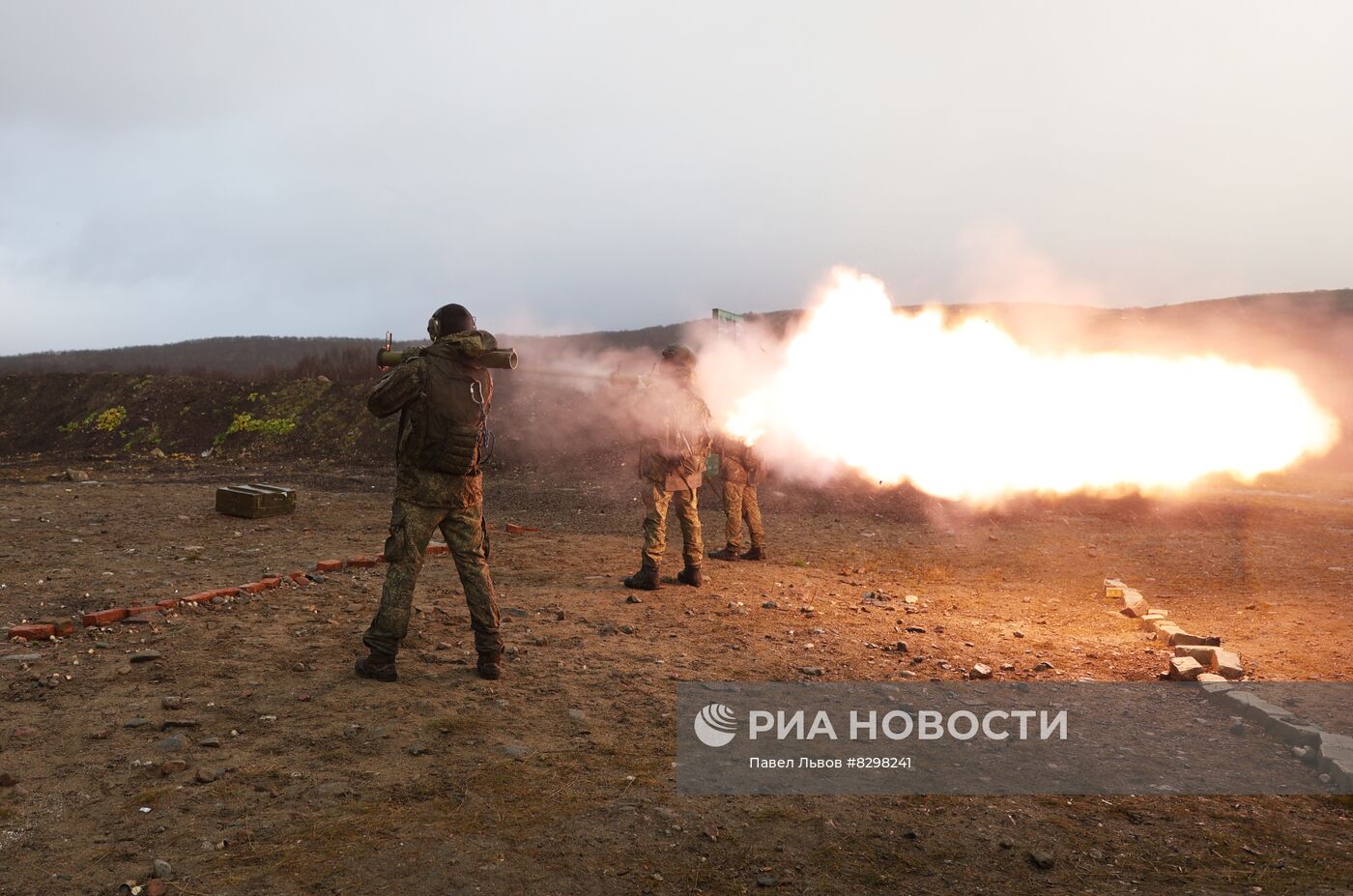 Военная подготовка мобилизованных из республики Коми в Мурманской области