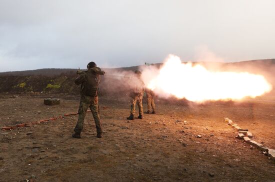 Военная подготовка мобилизованных из республики Коми в Мурманской области
