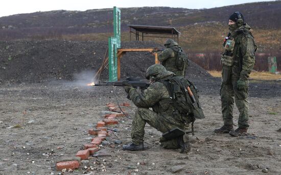Военная подготовка мобилизованных из республики Коми в Мурманской области