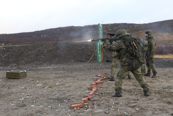 Военная подготовка мобилизованных из республики Коми в Мурманской области