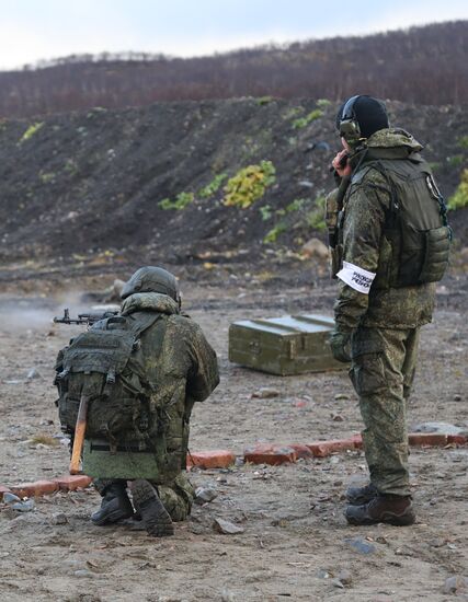 Военная подготовка мобилизованных из республики Коми в Мурманской области