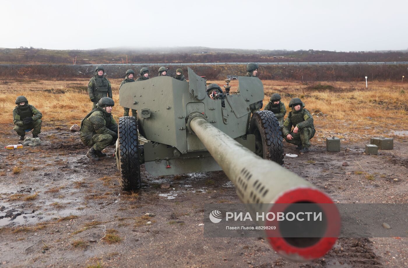 Военная подготовка мобилизованных из республики Коми в Мурманской области