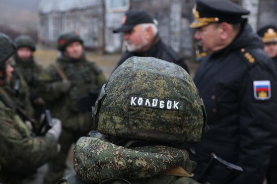 Военная подготовка мобилизованных из республики Коми в Мурманской области