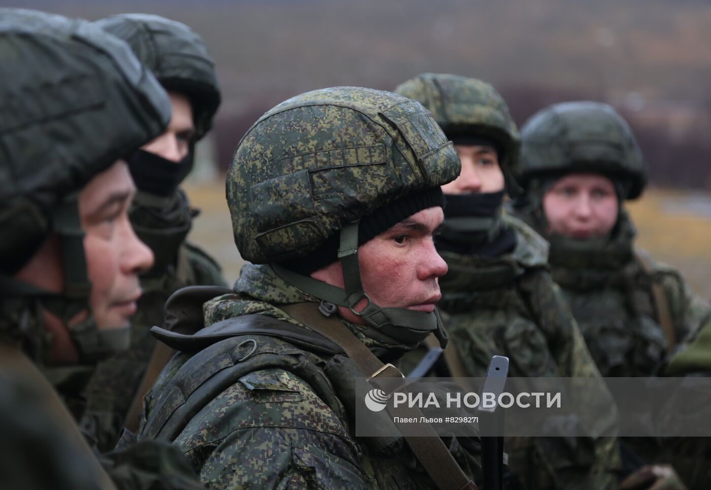 Военная подготовка мобилизованных из республики Коми в Мурманской области