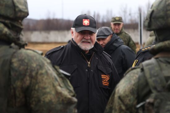 Военная подготовка мобилизованных из республики Коми в Мурманской области