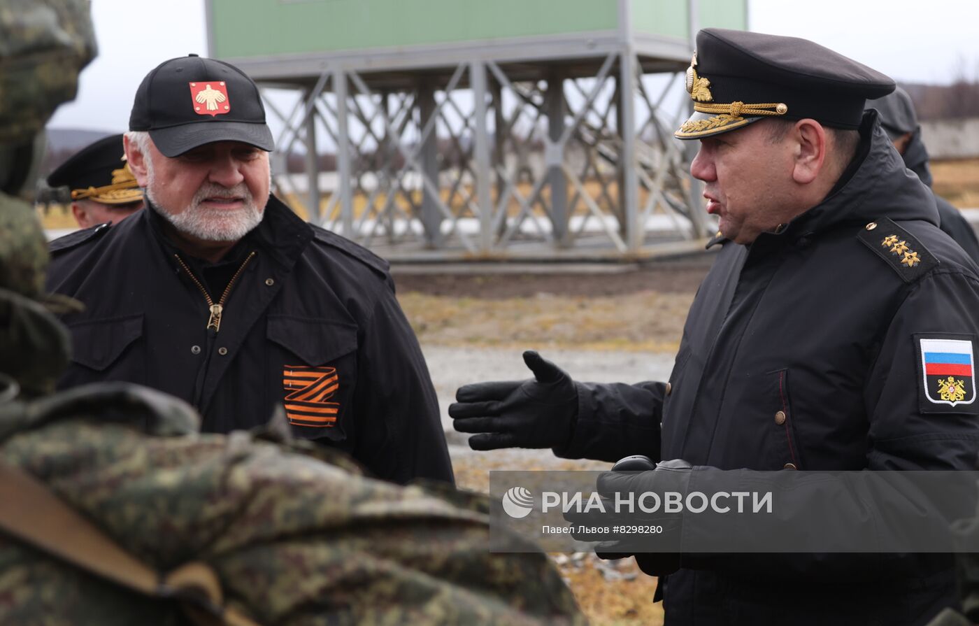 Военная подготовка мобилизованных из республики Коми в Мурманской области