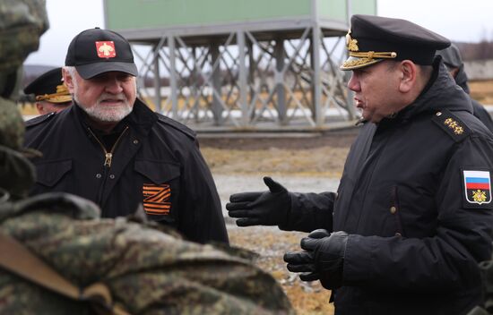 Военная подготовка мобилизованных из республики Коми в Мурманской области