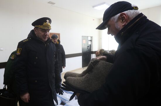 Военная подготовка мобилизованных из республики Коми в Мурманской области