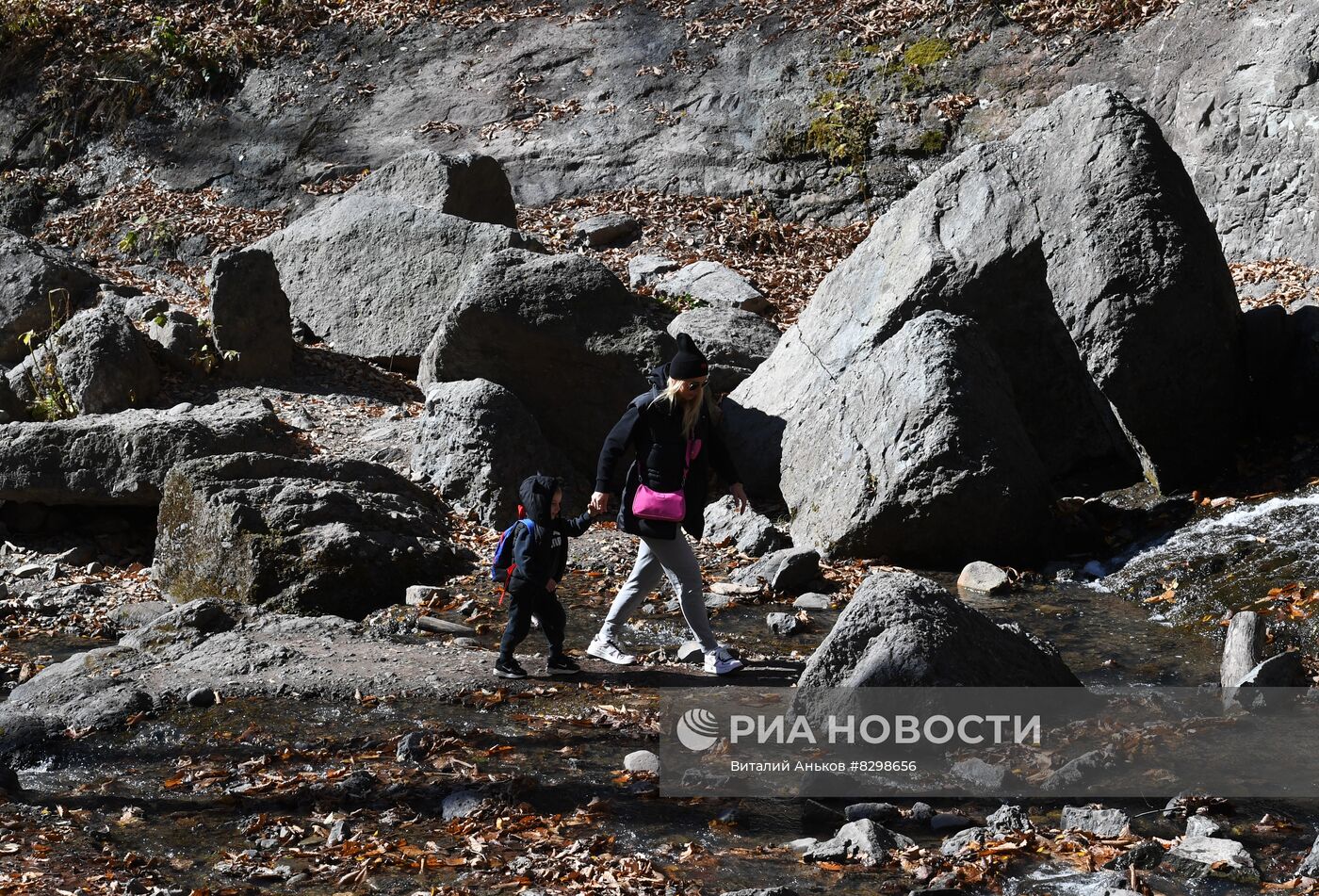 Экотропа вдоль Кравцовских водопадов в Приморском крае