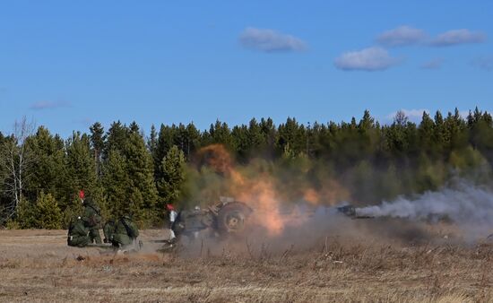 Военная подготовка призванных в рамках частичной мобилизации