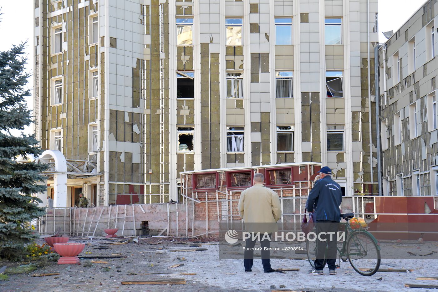 Разрушения в Энергодаре после многократных обстрелов