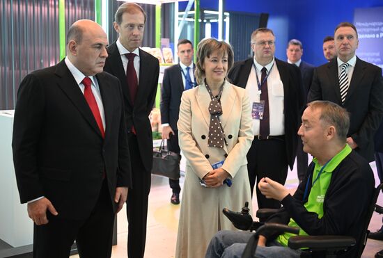 Премьер-министр РФ М. Мишустин принял участие в экспортном форуме "Сделано в России - 2022" 