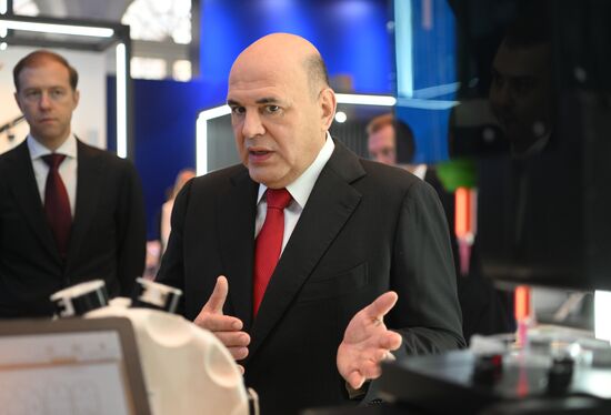 Премьер-министр РФ М. Мишустин принял участие в экспортном форуме "Сделано в России - 2022" 