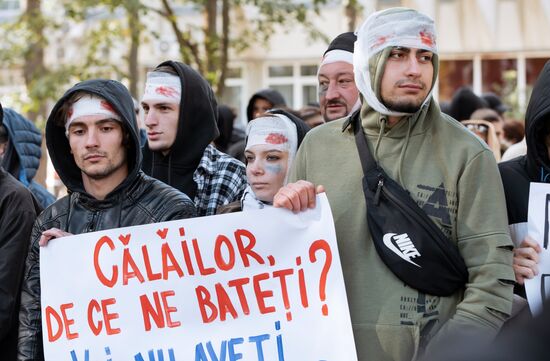 Протесты продолжаются в Кишиневе